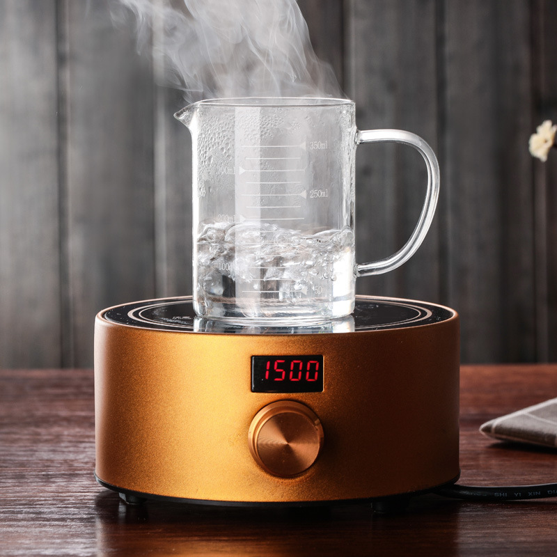 Thickened High Temperature Resistant Scale Cup Microwave Heatable Transparent Glass Measuring Cup Kitchen Baking Milk with Scale