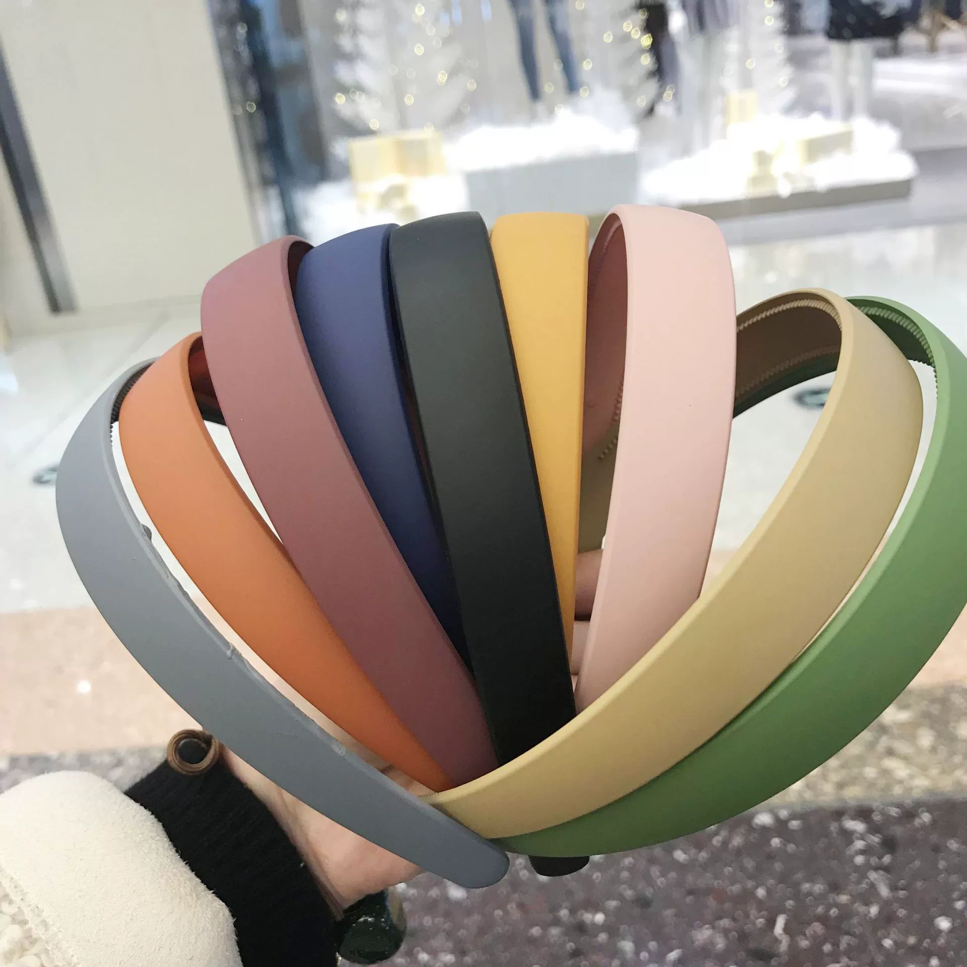 Matte plastic headband, hair accessory, Korean style, simple and elegant design, internet celebrity, wholesale