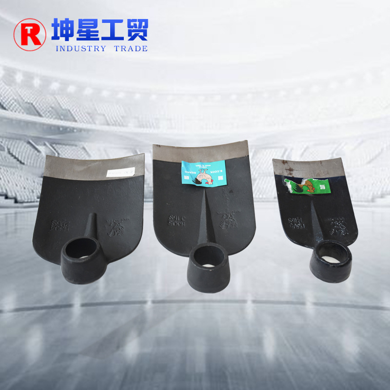 青岛厂家供应铁锹头 锰钢铁锹 挖土方头铁锹头 多型号农具