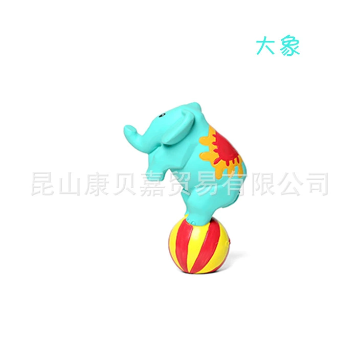Игрушка для собак Q-Monster Circus Circus Fish Triangle Top из латекса с вокальными изображениями маленьких щенков собак.
