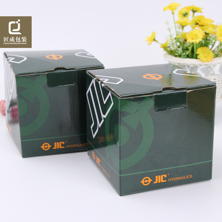 广州匠成包装供应汽配彩盒底部锁底瓦楞坑盒摩配包装盒印刷定做