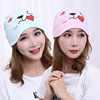 new pattern Peach Month of cap Combed Elastic force Maternal hat Pregnant cap direct deal