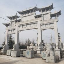 景区建筑石牌坊 寺庙山门公园广场石牌坊 景观雕塑 价格优惠