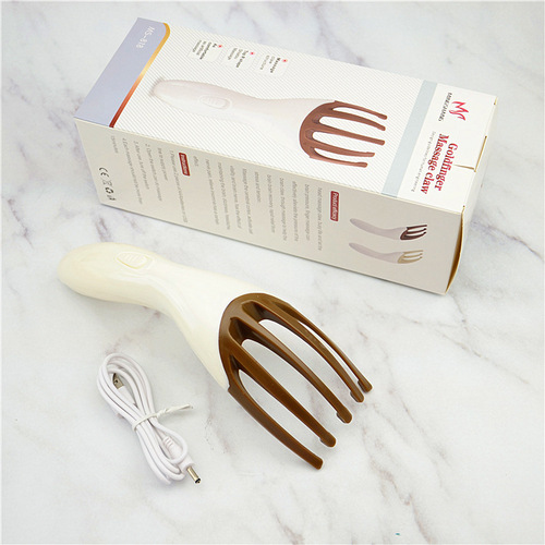 Golden Finger Five-claw Massager Multifunctional USB Massager Relieving Fatigue Head Mini Massager