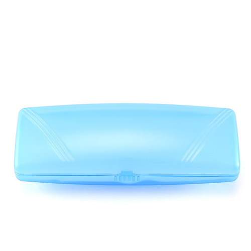 Presbyopic glasses case, multi-color plastic transparent glasses case, lightweight and portable, student myopia glasses case for men and women