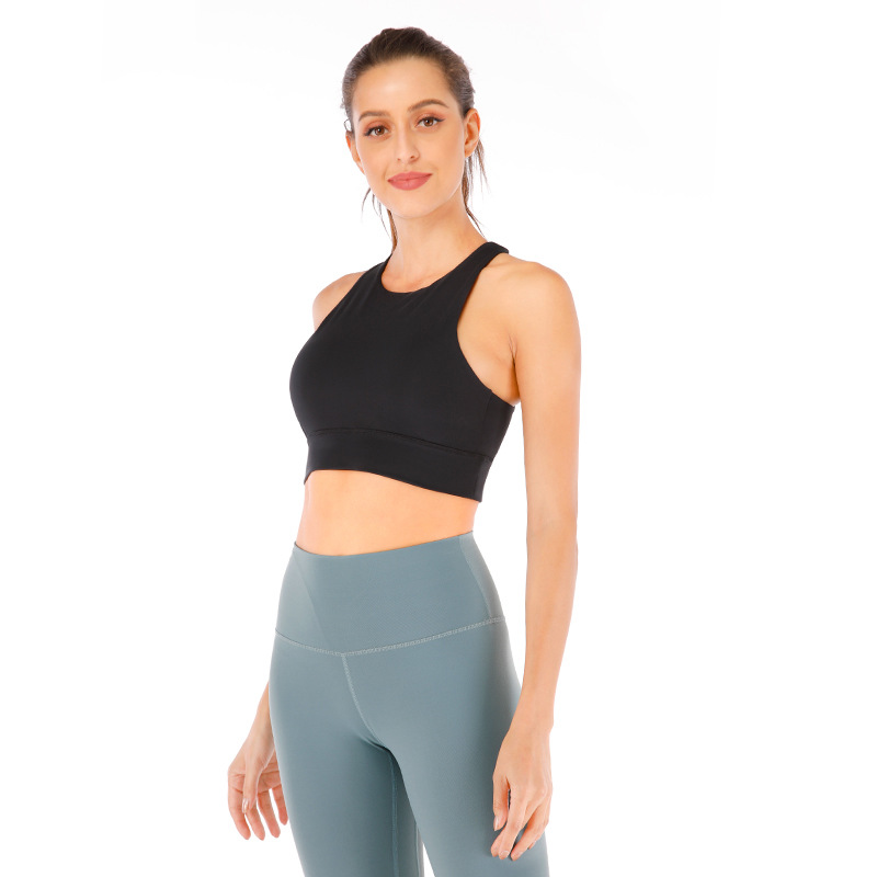 2022. aasta uus jooga spordirinnahoidja, põrutuskindel jooksukindel, vormitud rinnahoidja naistele_voghion.com