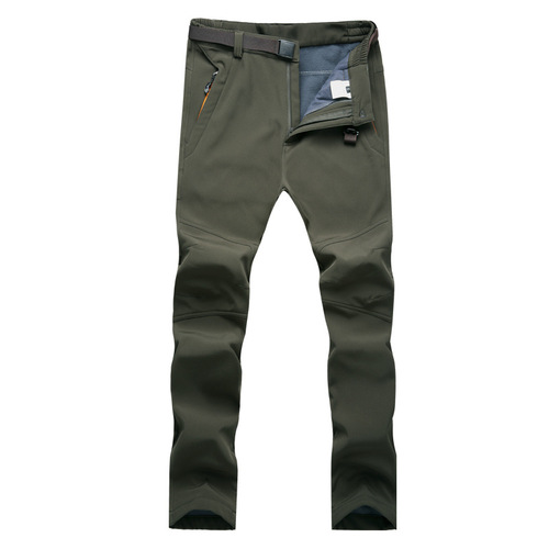 Amazon Plus Size Men's Winter Fleece Thick Hiking Pants Women's Outdoor Ski Pants