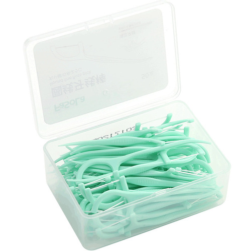 Japanese FaSoLa ultra-fine dental floss toothpick classic dental floss family safety floss stick toothpick box set of 50 pieces