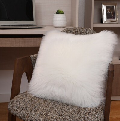 modern Simplicity Nordic Plush Pillows Containing core Imitation wool Cushion cover sofa Bedside Maomao Pillows Pillow