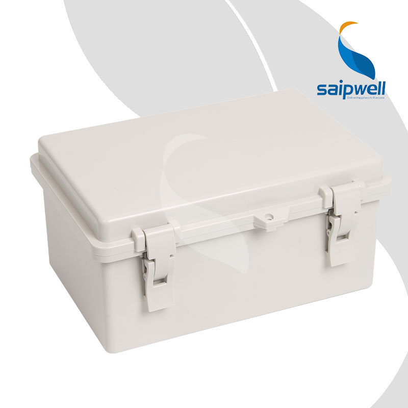 户外电源防护箱 合页搭扣防水接线盒295*195*140mm电缆防护接线盒