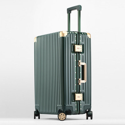 行李箱ins网红女拉杆箱万向轮铝框旅行箱男轻便登机箱20寸   1903|ms