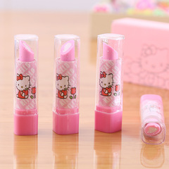 Cartoon Cute Creative Lipstick Eraser Fruit Shape Play-Doh Children's Learning Supplies Gift T