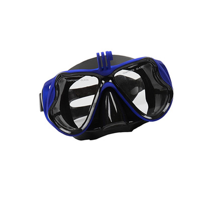 厂家批发潜水面镜 硅胶泳镜 钢化玻璃潜水面镜成人男女可用|ru