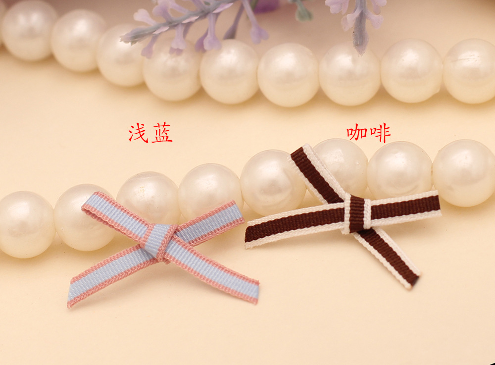 0.3条纹韩国带小蝴蝶结