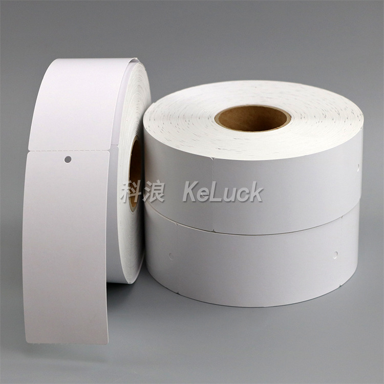 空白服装吊牌定做 双铜卡纸 合格证定制 服装吊牌卷装筒打印