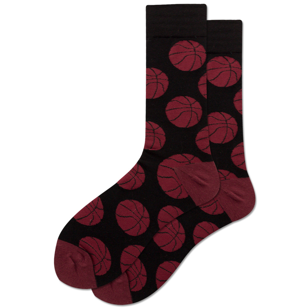 Männer Einfacher Stil Ball Baumwolle Crew Socken Ein Paar display picture 10