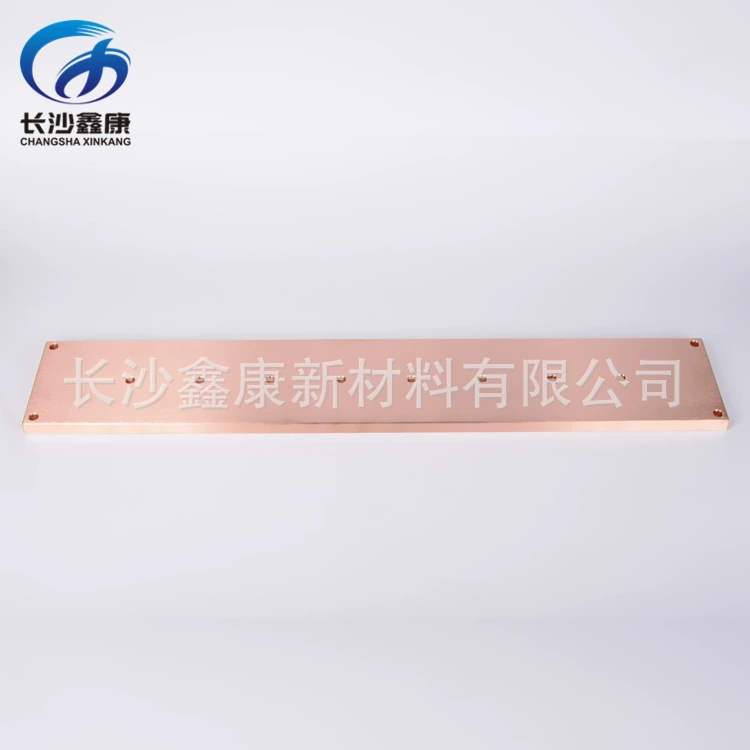 3n5 copper back plate is used to bind the target high heat conductable can customize magnetic control sputtering target copper back plate