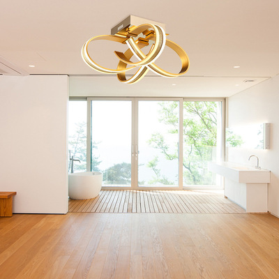 【畅销新款】现代简约客厅灯 亚克力硅胶LED吸顶灯白光暖光卧室灯|ms