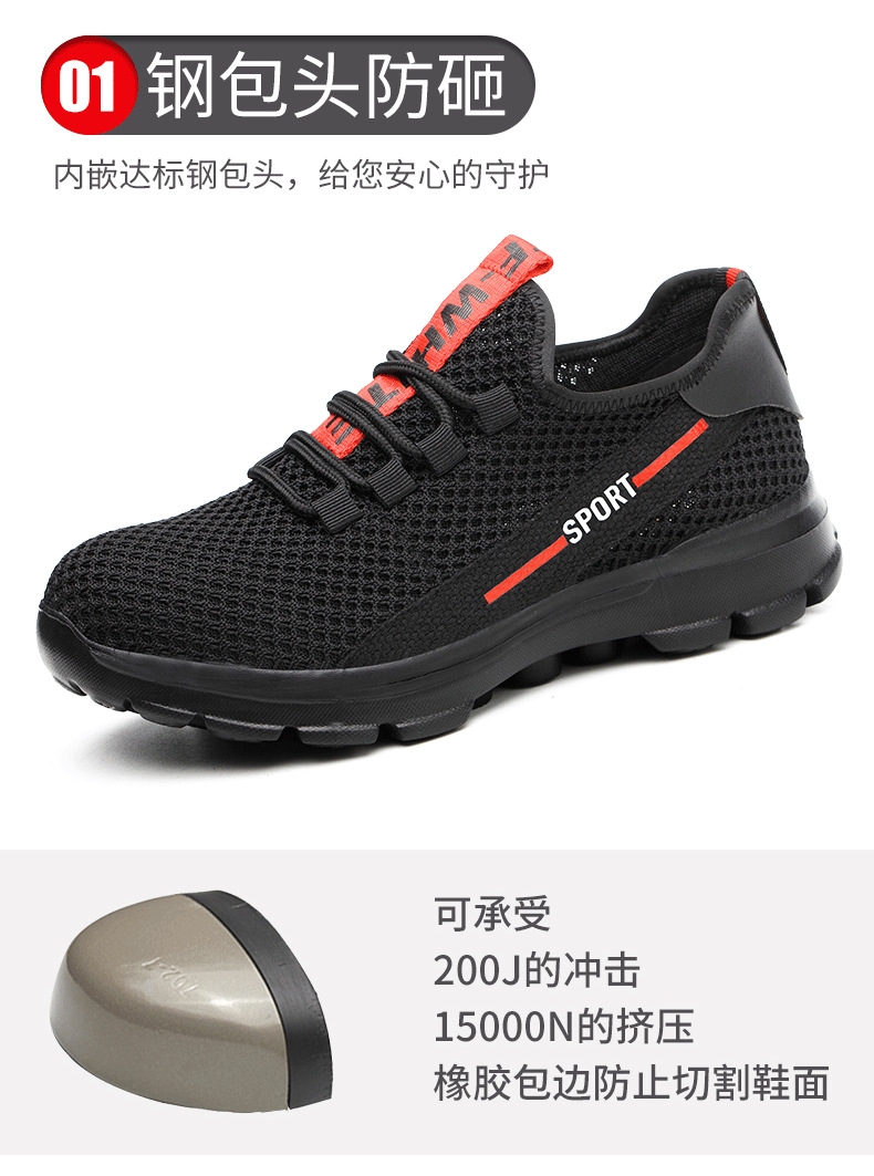 Chaussures de sécurité - Anti-fracassant anti-rayures antidérapant - Ref 3404786 Image 10