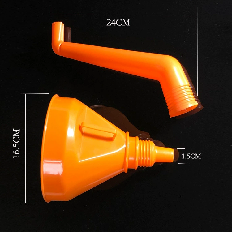 Plastic funnel, bent pipe, engine oil, direct factory sales, increased thickness