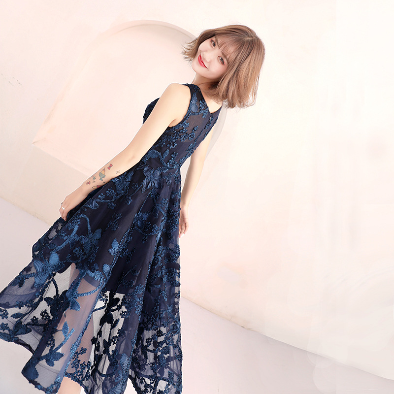 Short elegant cocktail evening dress for students