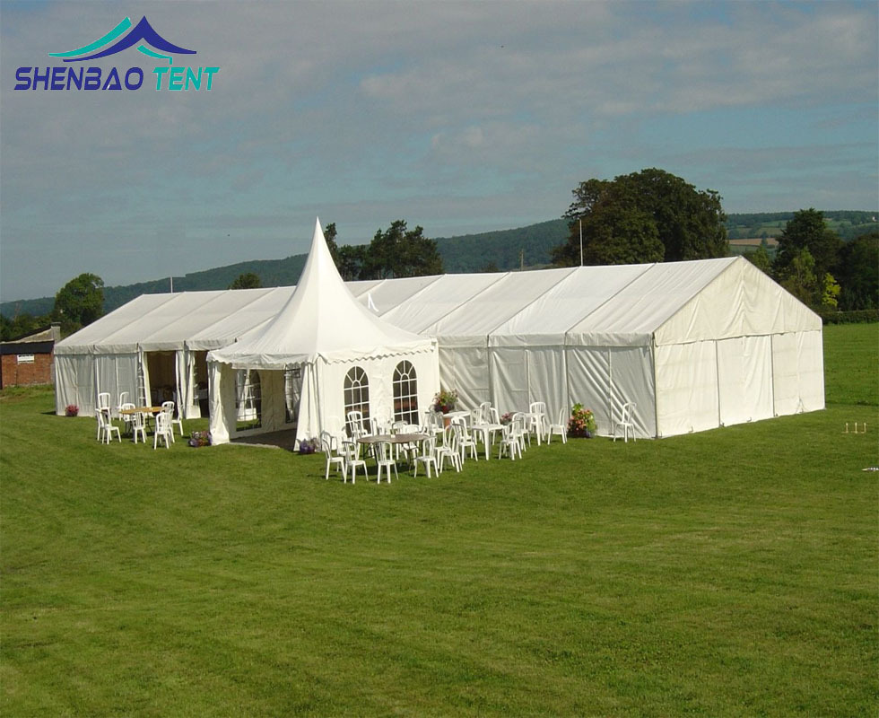 出口wedding tent 广州申宝出售出口各尺寸铝合金婚礼帐篷