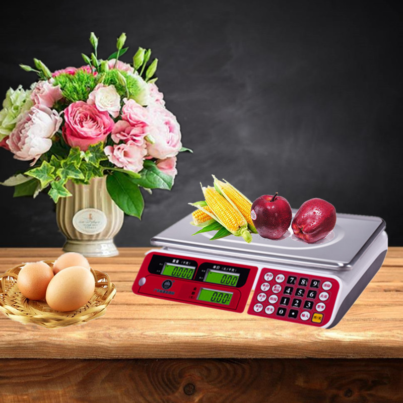 香山CAMRY 电子计价秤电子称商用台秤30kg蔬菜水果公斤秤ACS-JC11