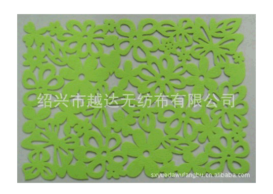 餐墊杯墊工藝品 無紡布 不織布 針刺棉針 刺無紡布 毛氈供應