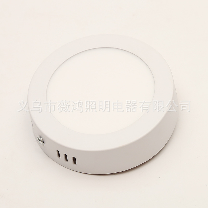 Simple incrustado blanco cálido ultra-Delgado panel de luz 12W18Wled downlight de techo de montaje abierto fundición de aluminio de ventas directas de la fábrica