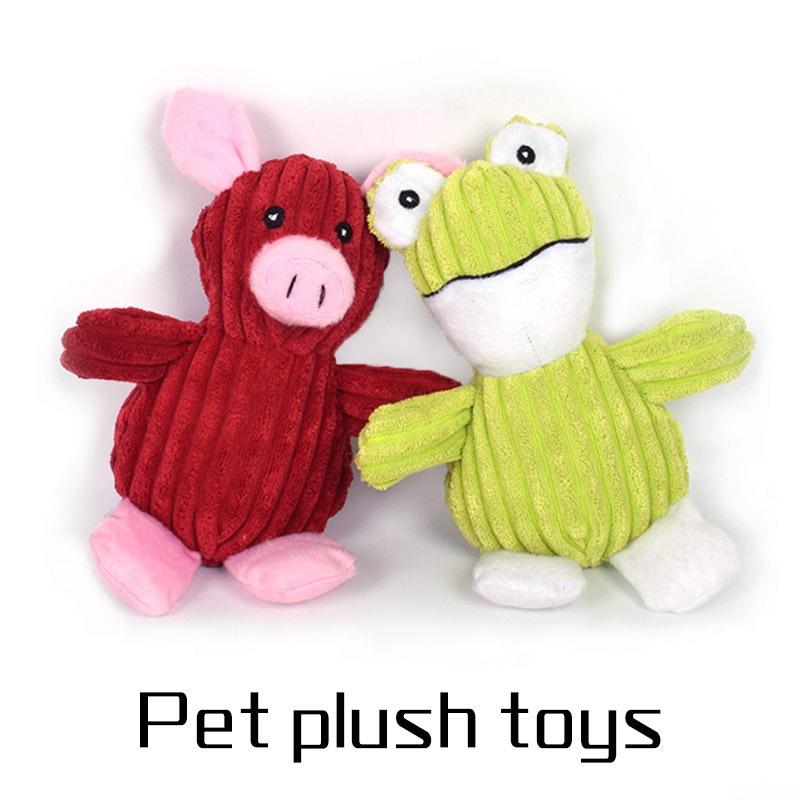 Manufactor wholesale Pets Dogs Plush Toys Flannel texture of material reunite with reinforce 24*19cm Factory Outlet