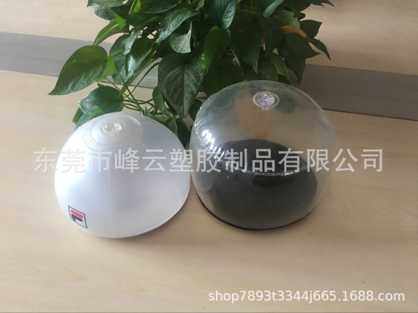 广东厂家订做PVC充气帽托 珍珠料吹气半圆帽托 充气pvc六片帽拖