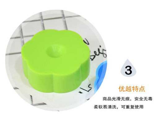 Thickened diy handmade soap silicone mold, flower mold, round flower mold, candle mold, soap output is about 80 grams