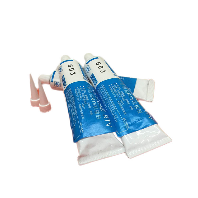 603弹力软性粘接慢干胶粘硅胶 PC金属塑料ABS玻璃粘接密封