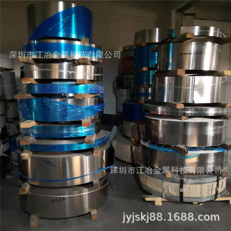 304 201精密不锈钢磨砂带0.6mm301特硬EH不锈钢带洛氏48度弹簧条