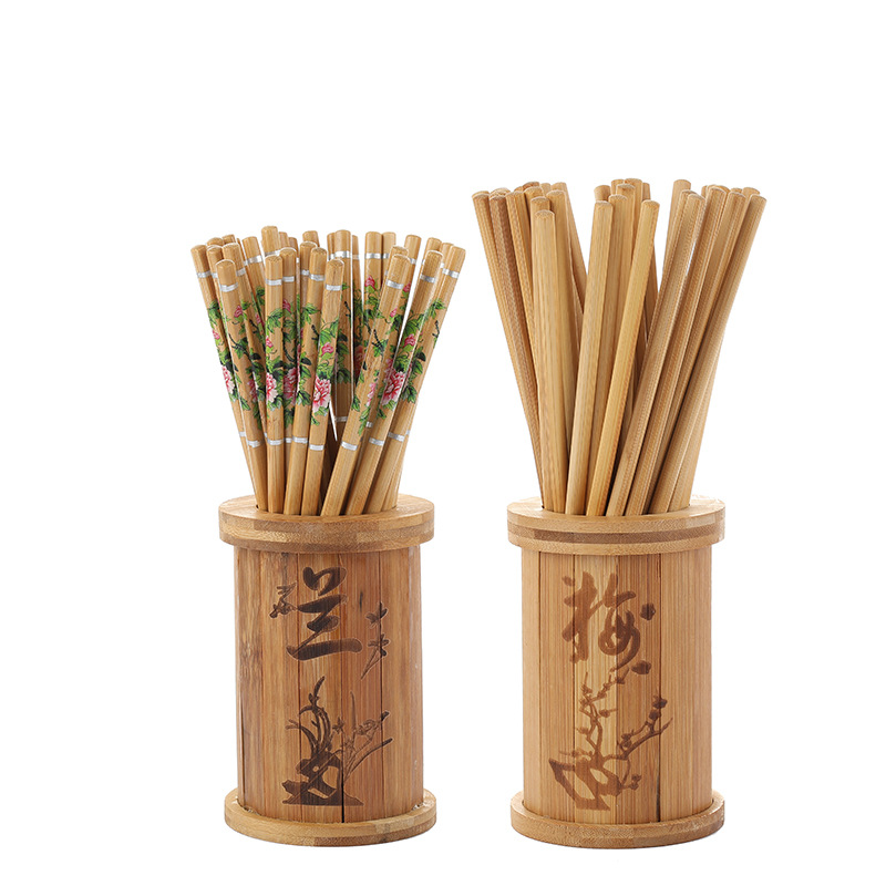 B Unpainted Bamboo Chopsticks Alishan Printed Chopsticks Holder…