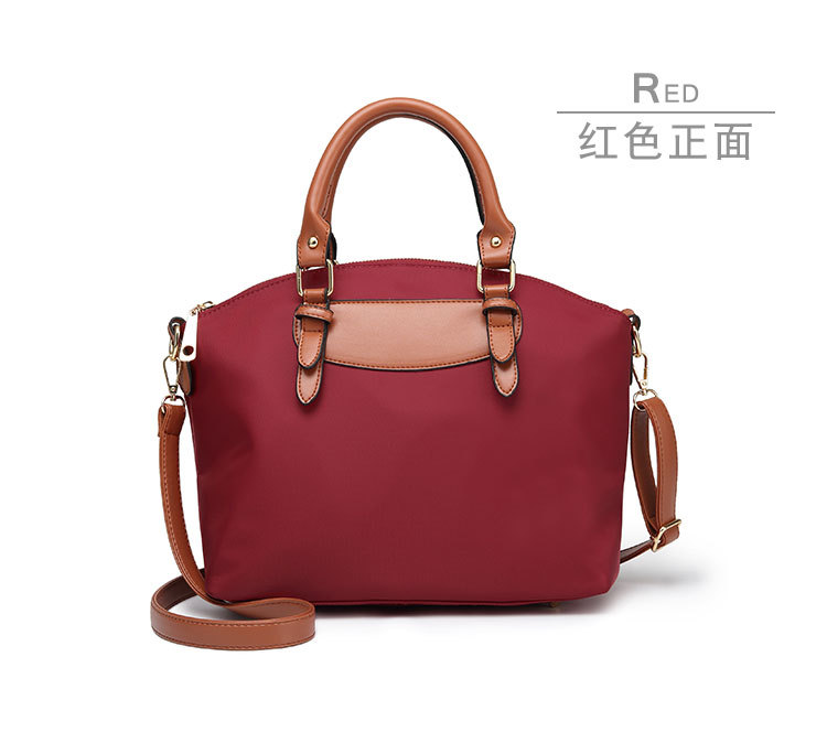 502g Weight Polyester Lining Material Zipper Closure Type Single Shoulder Strap Strap Type Bag Sets Bags Type Solid Color Pattern Fashion Style Square Shape Khaki, Red, Blue, Black Color Large Size Large Fashion Bag Sets 20