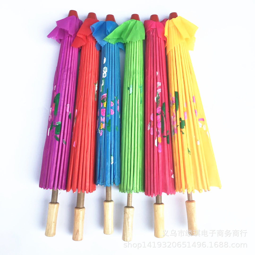 竹手工艺伞 舞蹈用伞 民族伞古装儿童跳舞伞绸布伞景区旅游大布伞-阿里巴巴