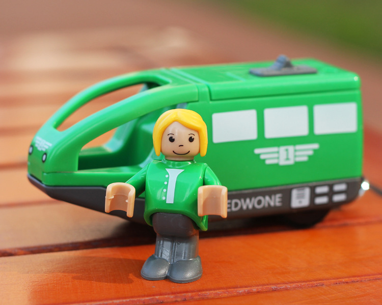 Electric Track Toy Car in Action