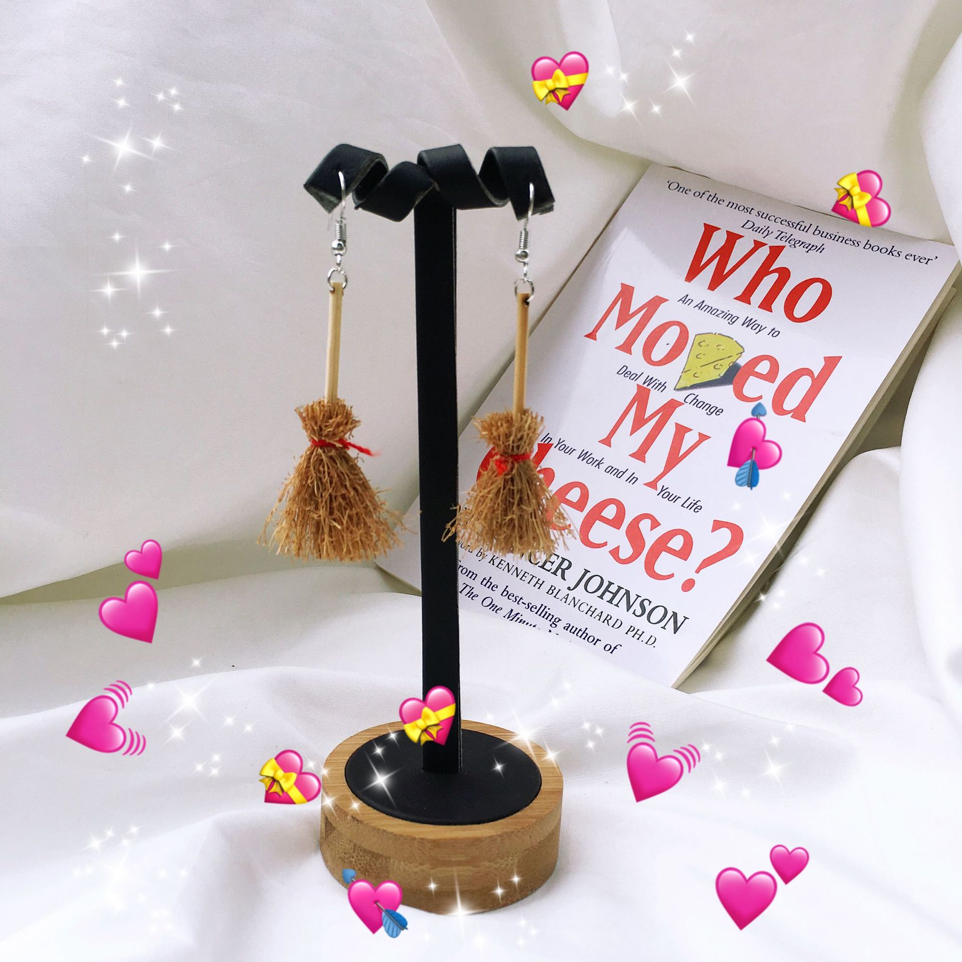 Women'S Gender Novelty Geometric Wood No Inlaid Drop Earrings