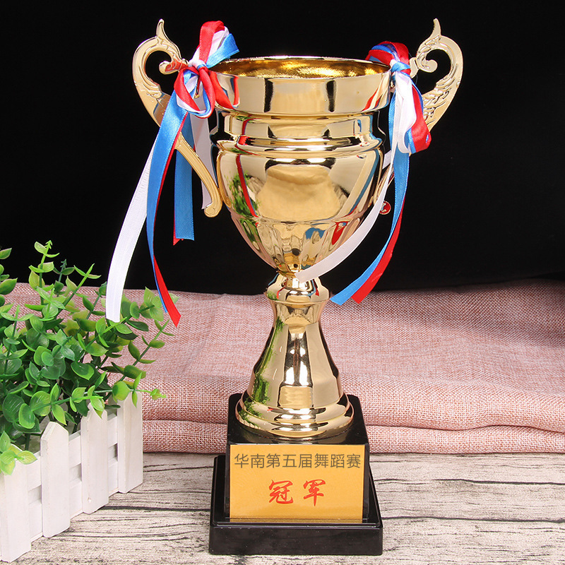 Metal Trophy Making High-end Basketball Football Table Tennis Billiards Team Competition Champions Cup Making Lettering