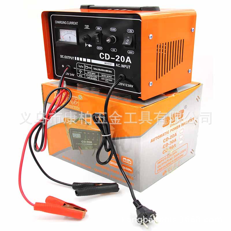 KB-358 汽车电瓶充电机蓄电池充电机12v24v全自动智能修复大功率