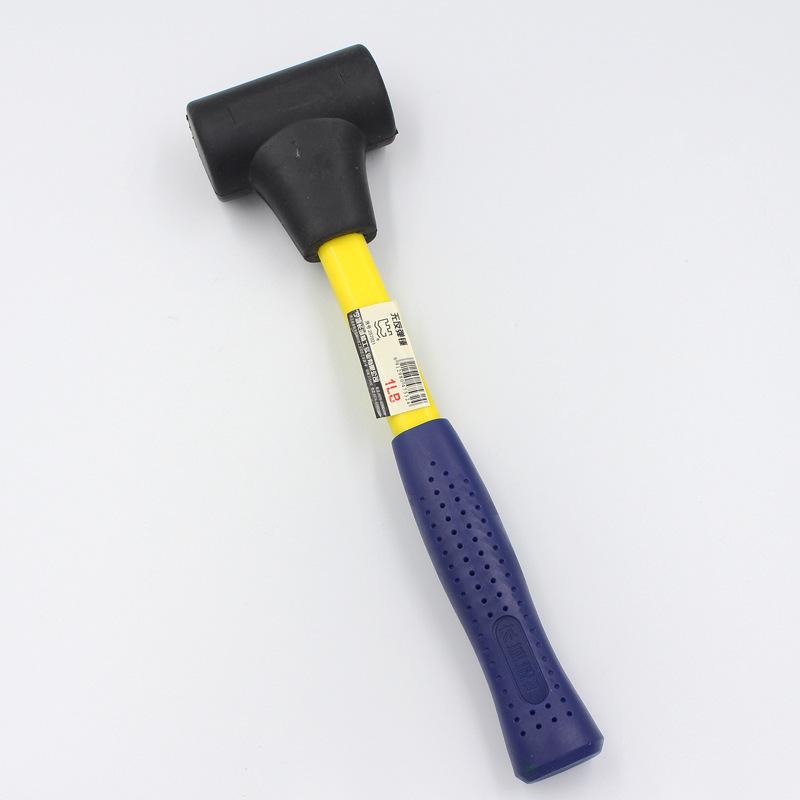 厂家批发长城精工无反弹锤子安装锤橡皮锤五金工具钉子锤子1LB2LB