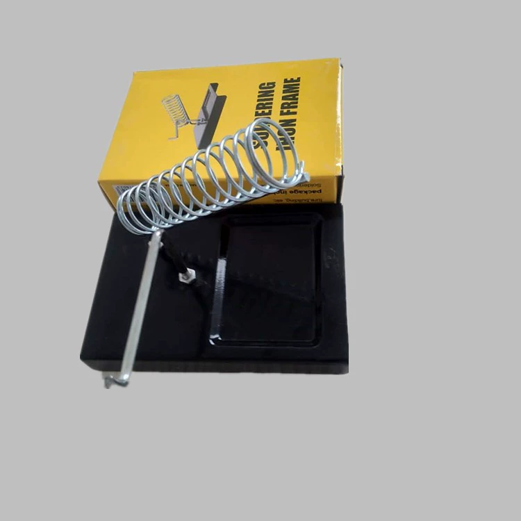 Прямые продажи с фабрики, металлическая подставка для паяльника, простая квадратная многофункциональная подставка для паяльника с упаковкой