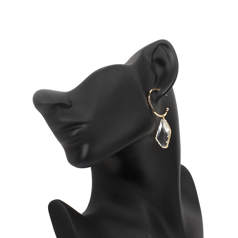 Solid Color Pattern 1 Pair Sweet Solid Color Inlay Alloy Zircon Drop Earrings
