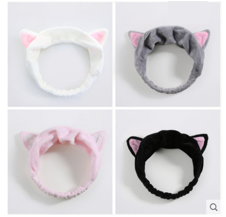 厂家直销猫耳朵发带 超萌可爱洗脸化妆束发带女士瑜伽发带批发|ru