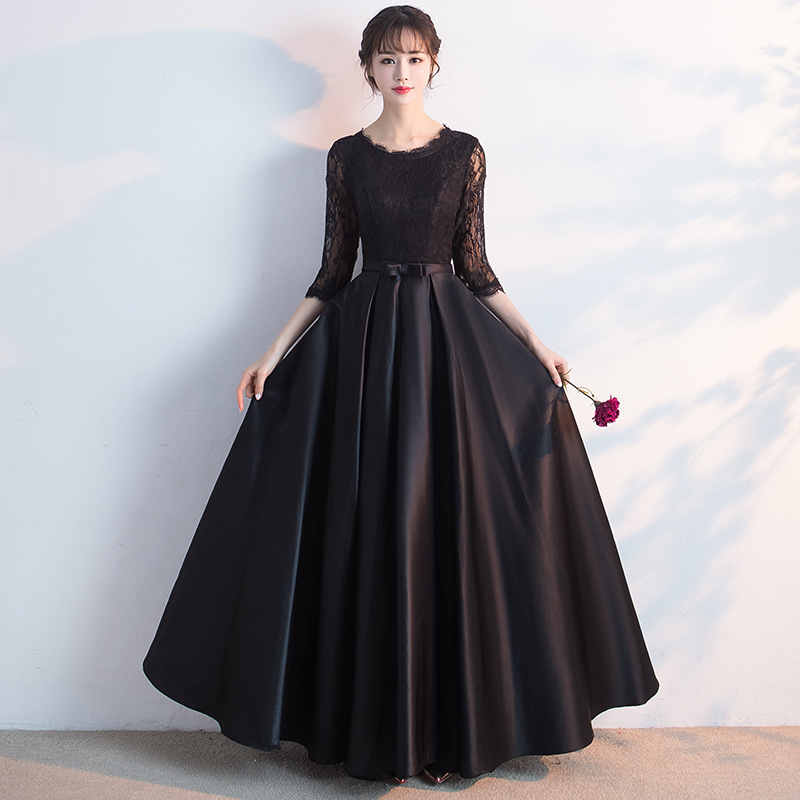 lace evening dress