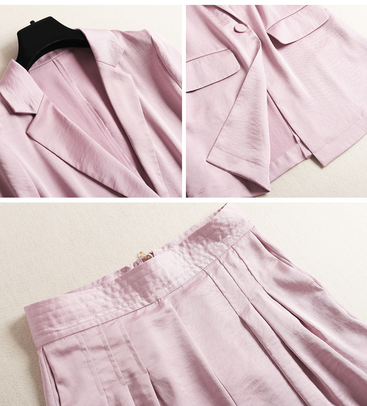 Costume femme SPLIT en Satin - Ref 3335047 Image 9