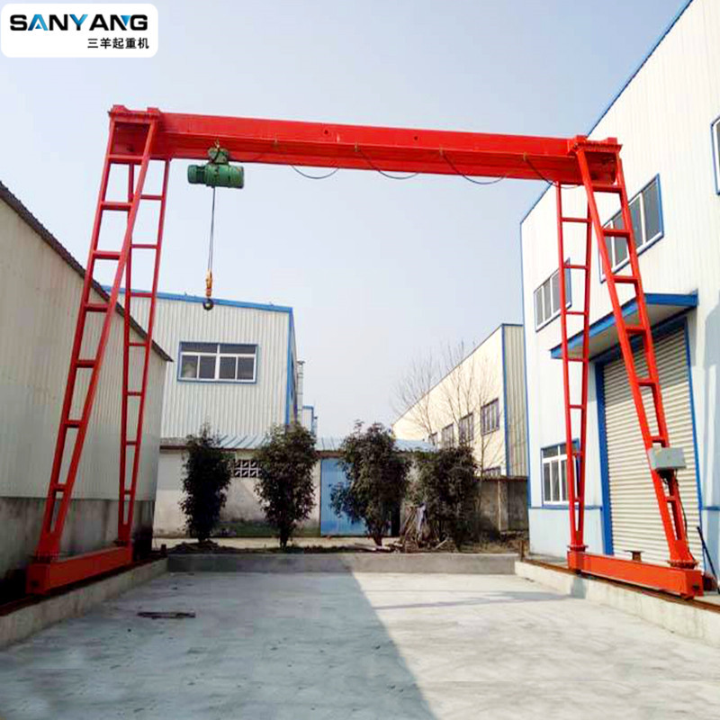 Manufactor Supply 3 Crane Model Complete performance stable small-scale Electric Single Beam Gantry Crane