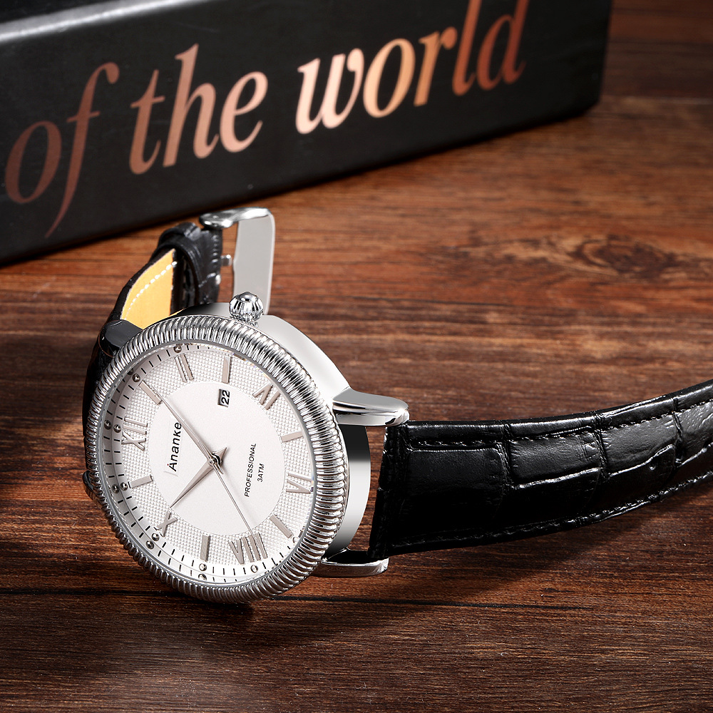 Ananke ANANKE Watch Men's Japanese movement leather men's watch_voghion.com