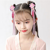 Children's hair accessory, hairgrip with tassels, Chinese style